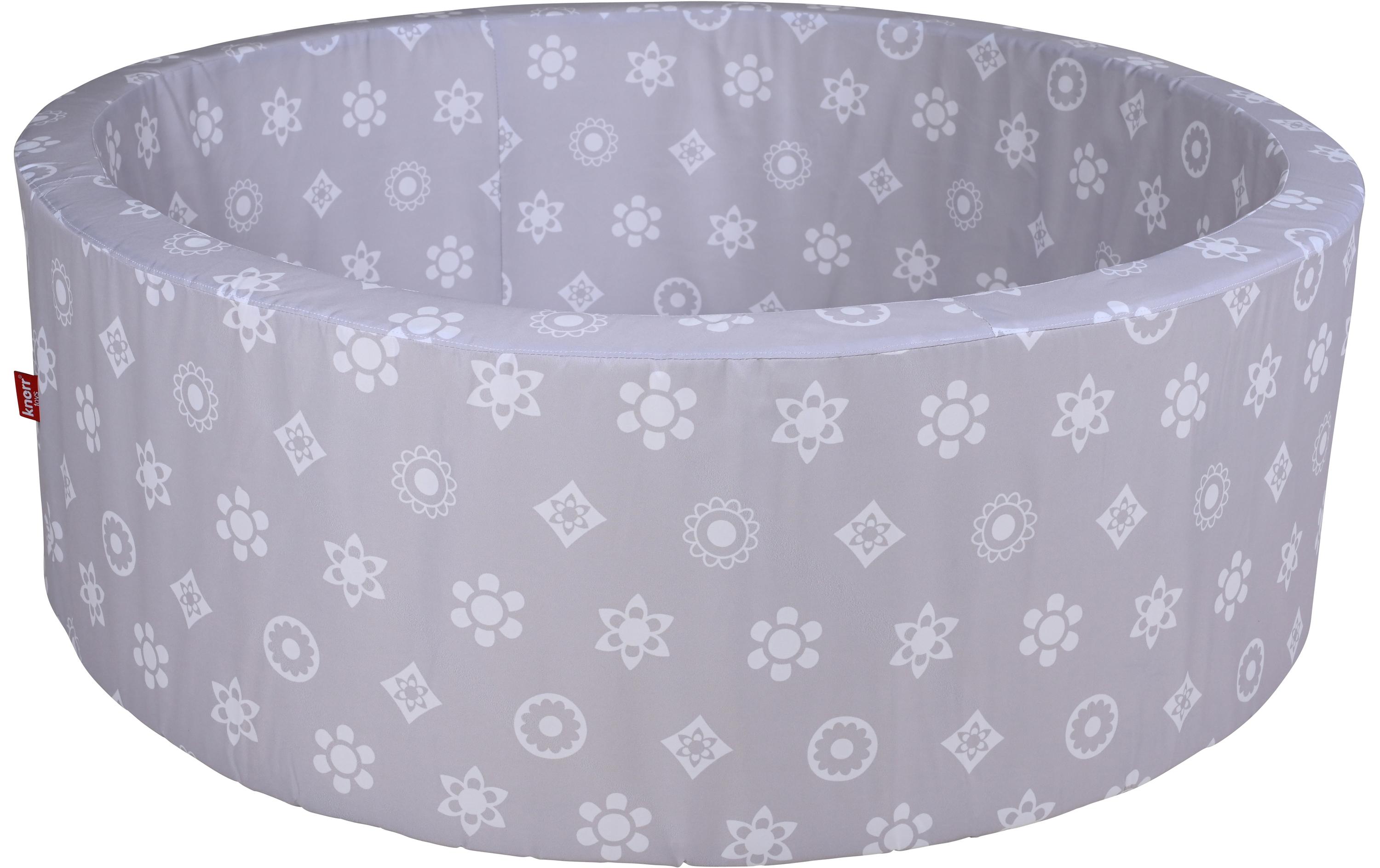 Knorrtoys Bällebad Soft – Royal Grey 300 balls grey/white/transparent