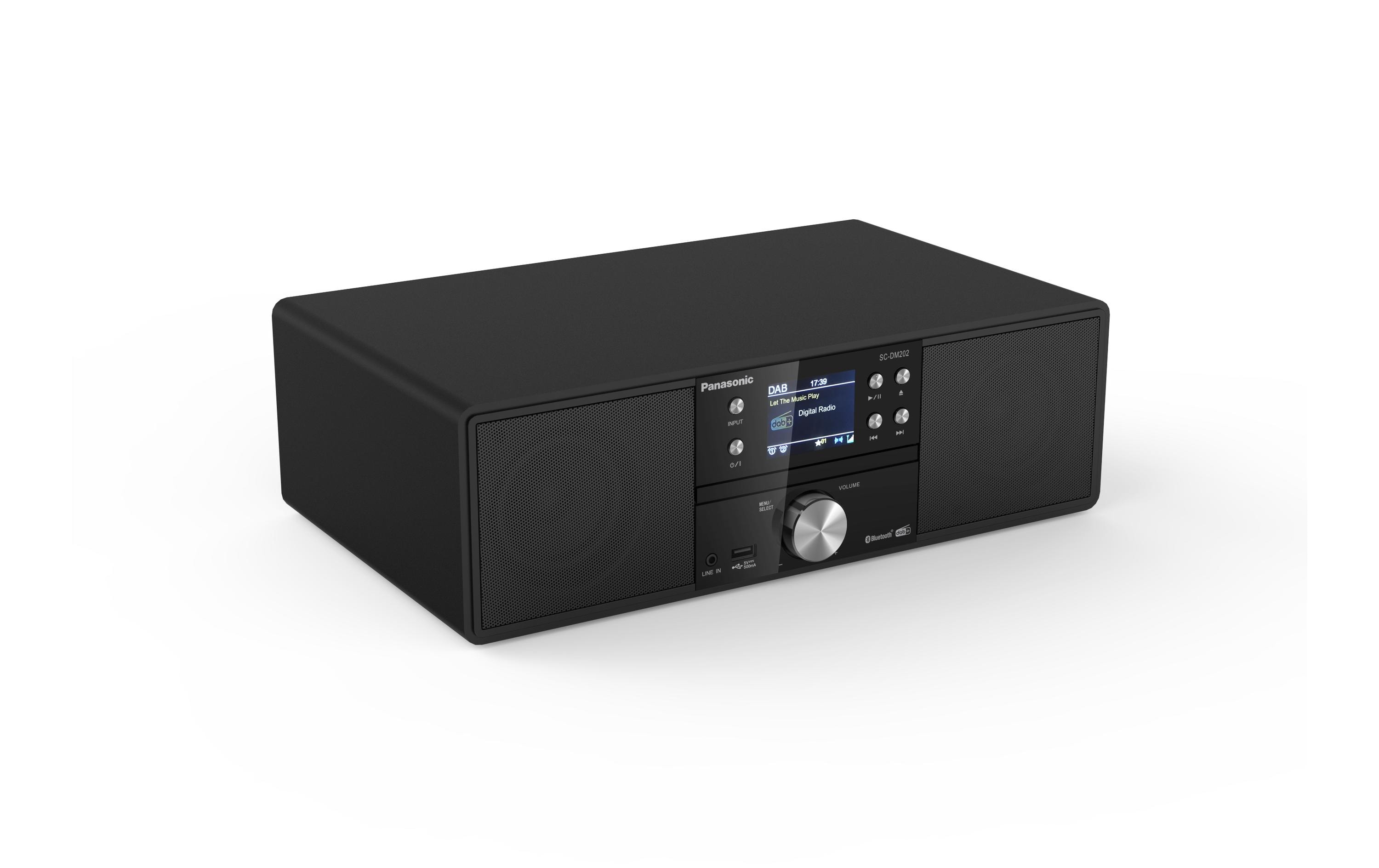 Panasonic Micro-HiFi Anlage SC-DM202 Schwarz