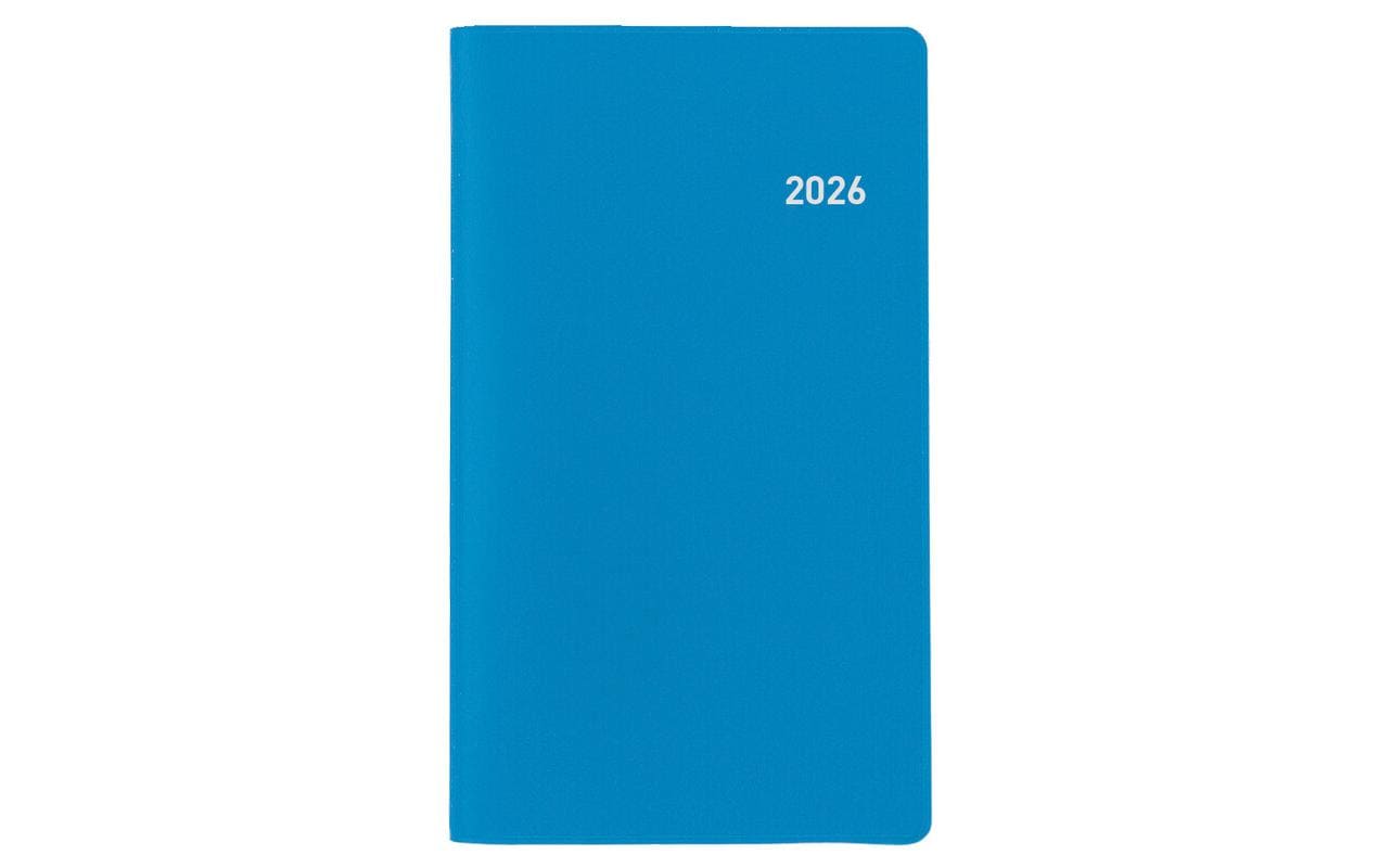 Biella Taschenagenda Planer Luzern Blau, 8.7 x 15.3 cm