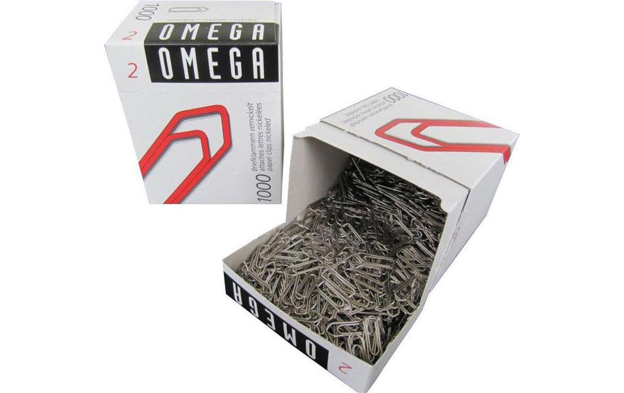 Omega Büroklammer No2 24mm 1000 Stück Omega Büroklammer No2 24mm 1000 Stück