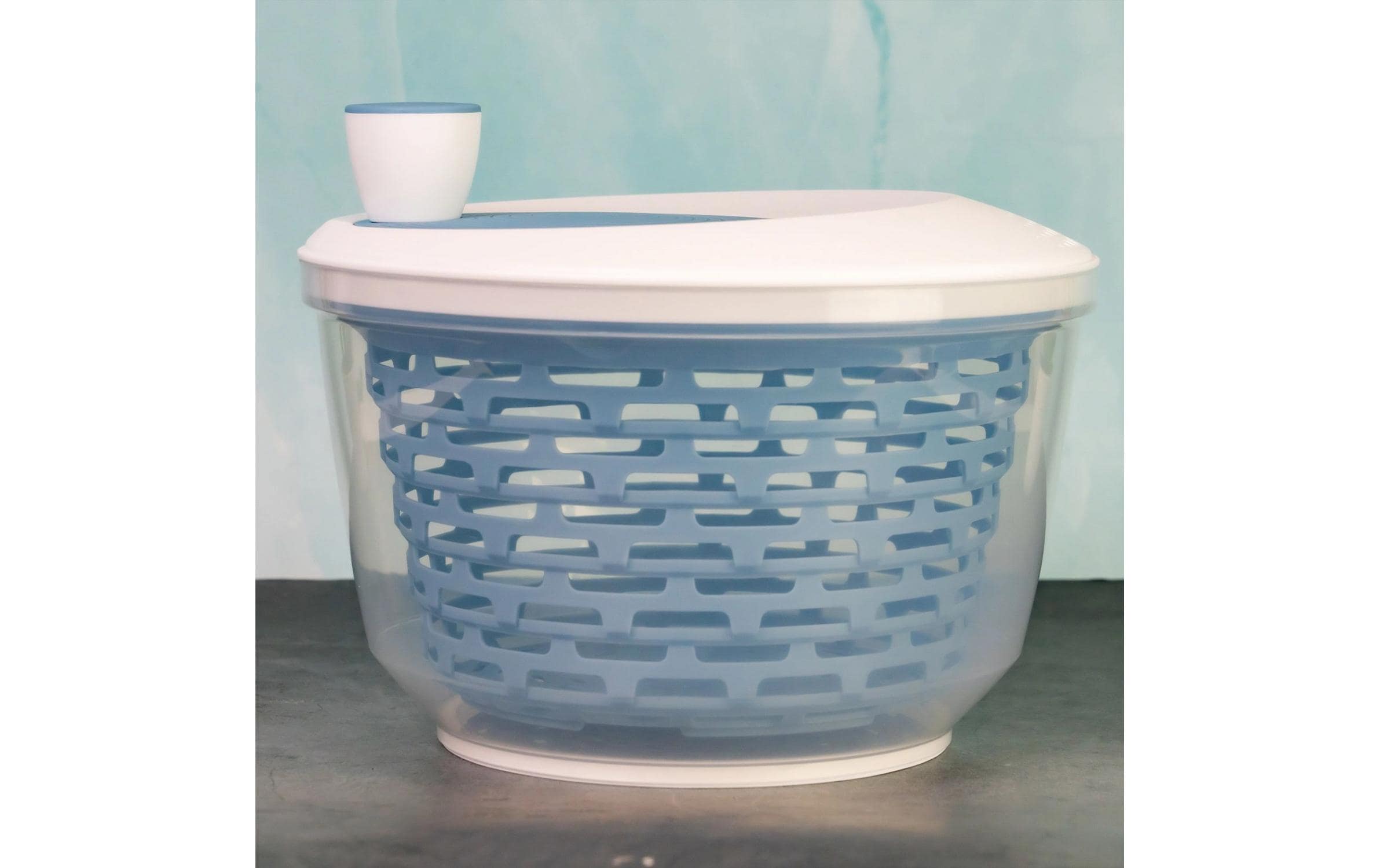 Westmark Salatschleuder Spinderella 23.5 cm, Blau