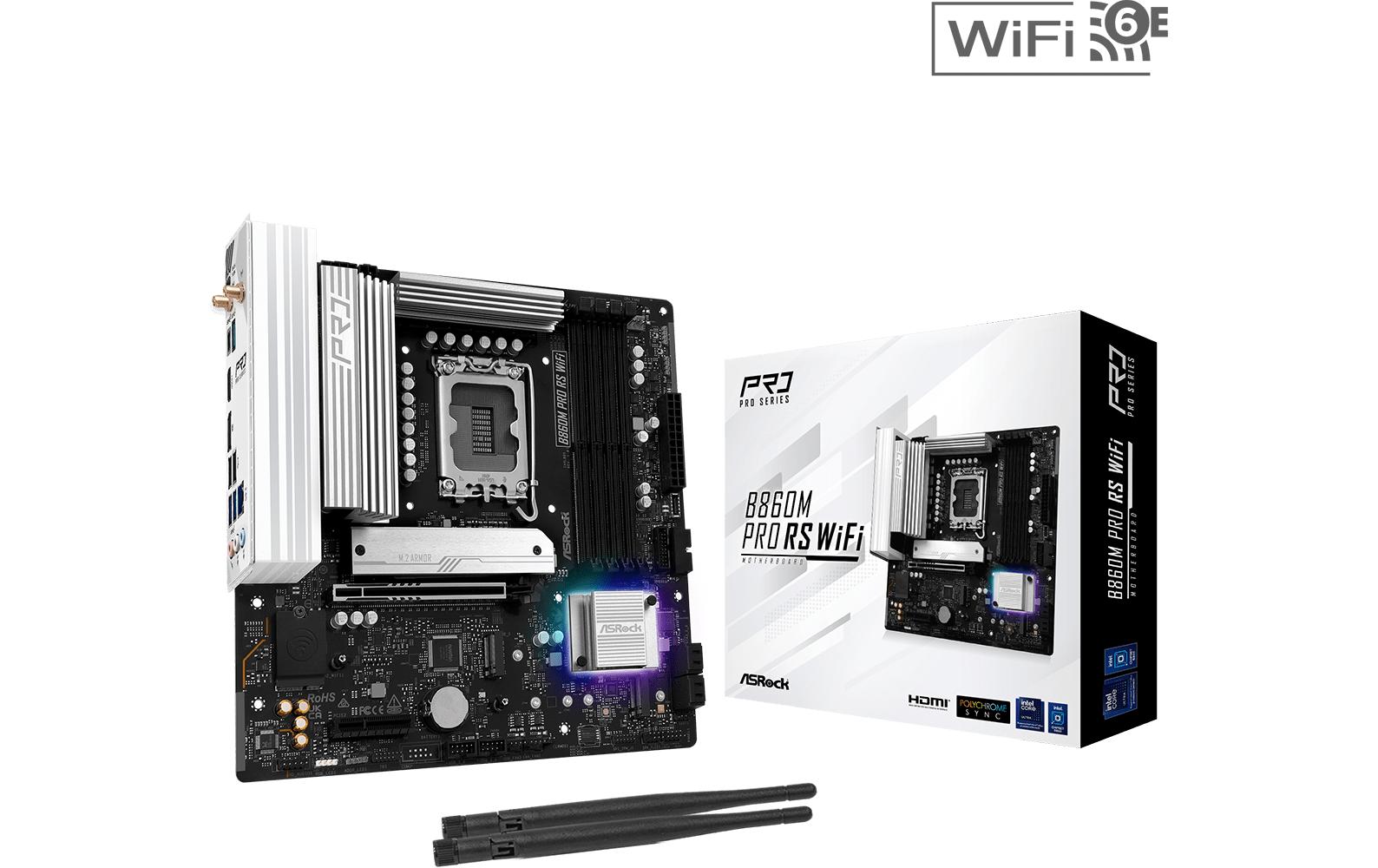 ASRock Mainboard B860M PRO RS WIFI ASRock Mainboard B860M PRO RS WIFI