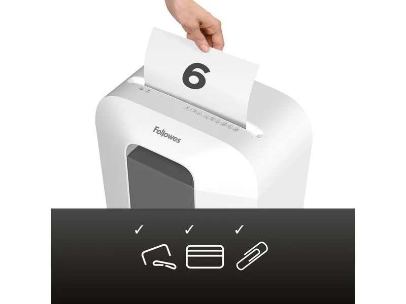 Fellowes Aktenvernichter LX25 Weiss