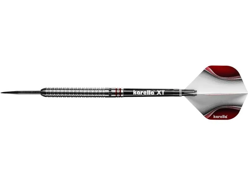 Karella Dartpfeile Steeldart Shotgun 24g, 3 Stück – Silber Karella Dartpfeile Steeldart Shotgun 24g, 3 Stück – Silber