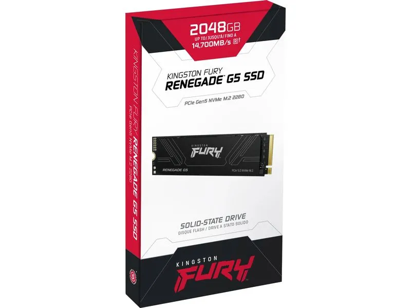 Kingston SSD FURY Renegade M.2 2280, NVMe M.2 NVMe 2048 GB