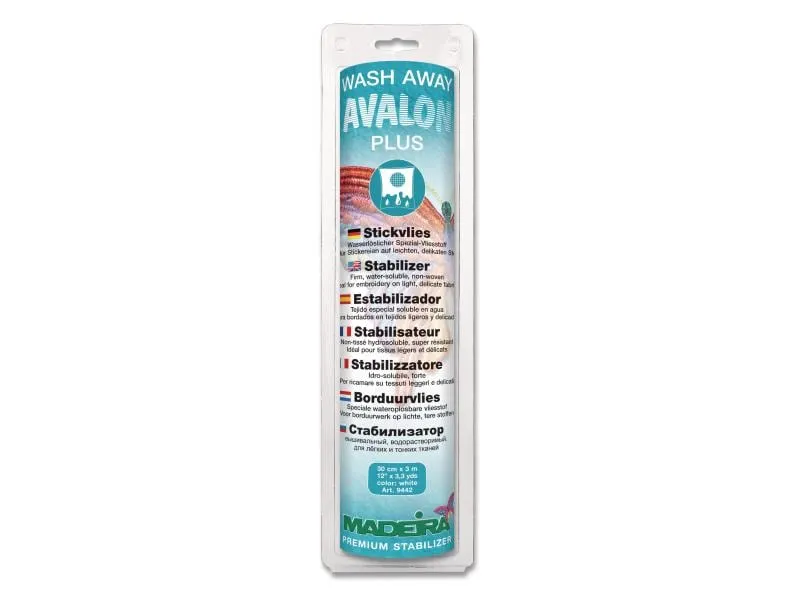 Madeira Stickvlies Wash Aways Avalon Plus 1 Stück Madeira Stickvlies Wash Aways Avalon Plus 1 Stück