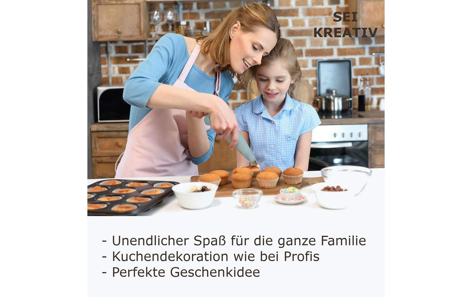 Wenburg Spritzbeutel Set, 35 cm - 8-tig.