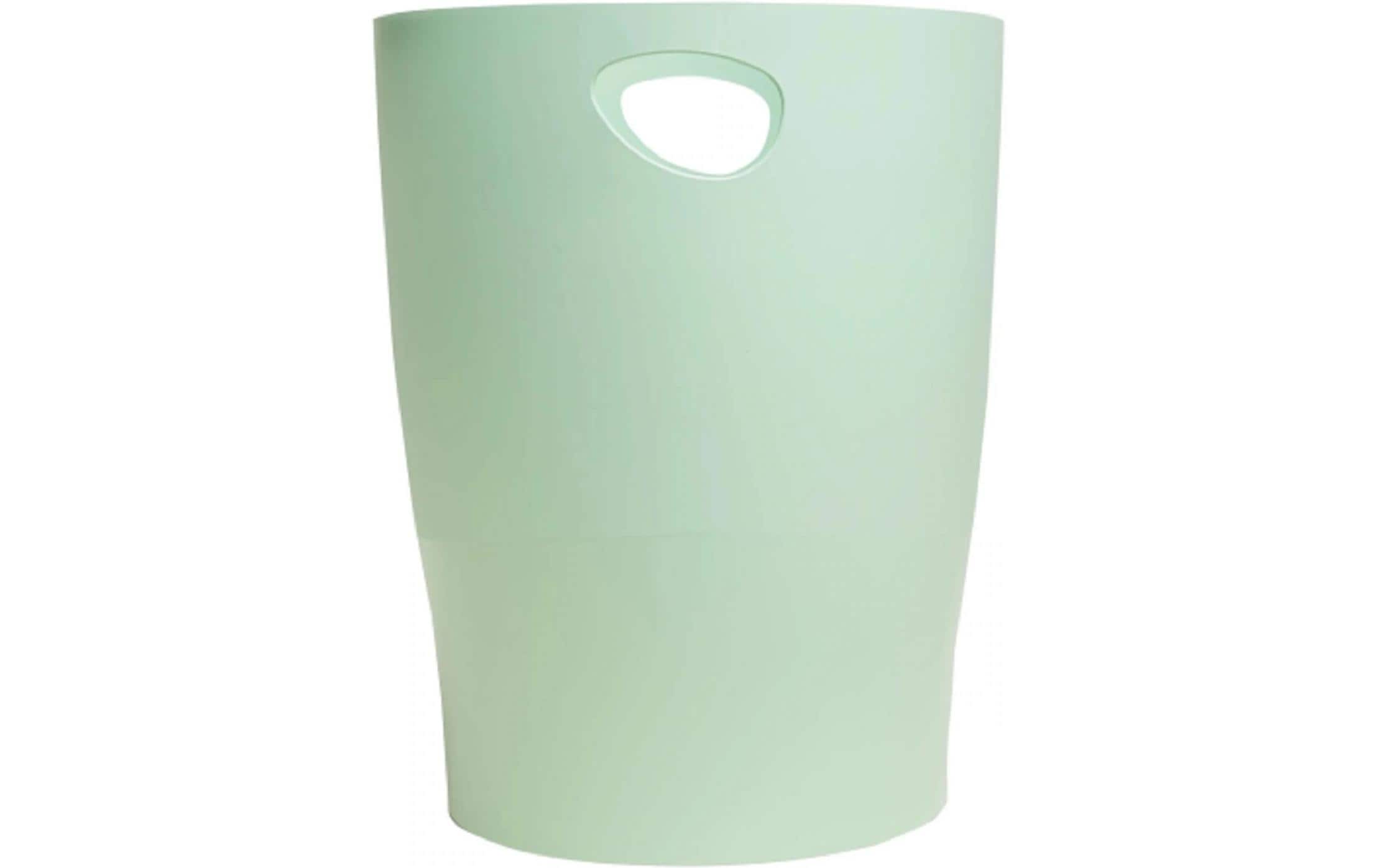 Exacompta Papierkorb Ecobin AutentiK, 15 l, Salbeigrün