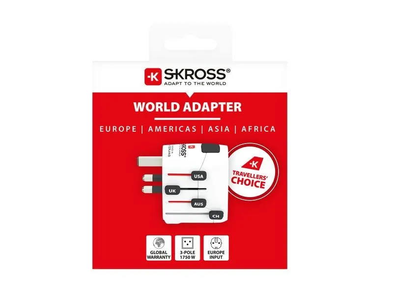 SKROSS Reiseadapter Pro World 7A