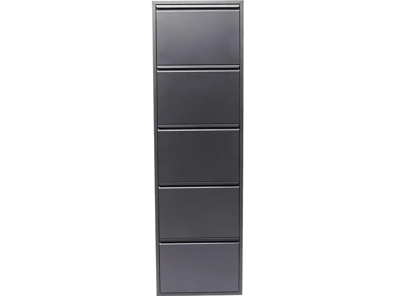 Kare Schuhschrank Caruso 5-er, 50 x 170 cm, Grau Kare Schuhschrank Caruso 5-er, 50 x 170 cm, Grau