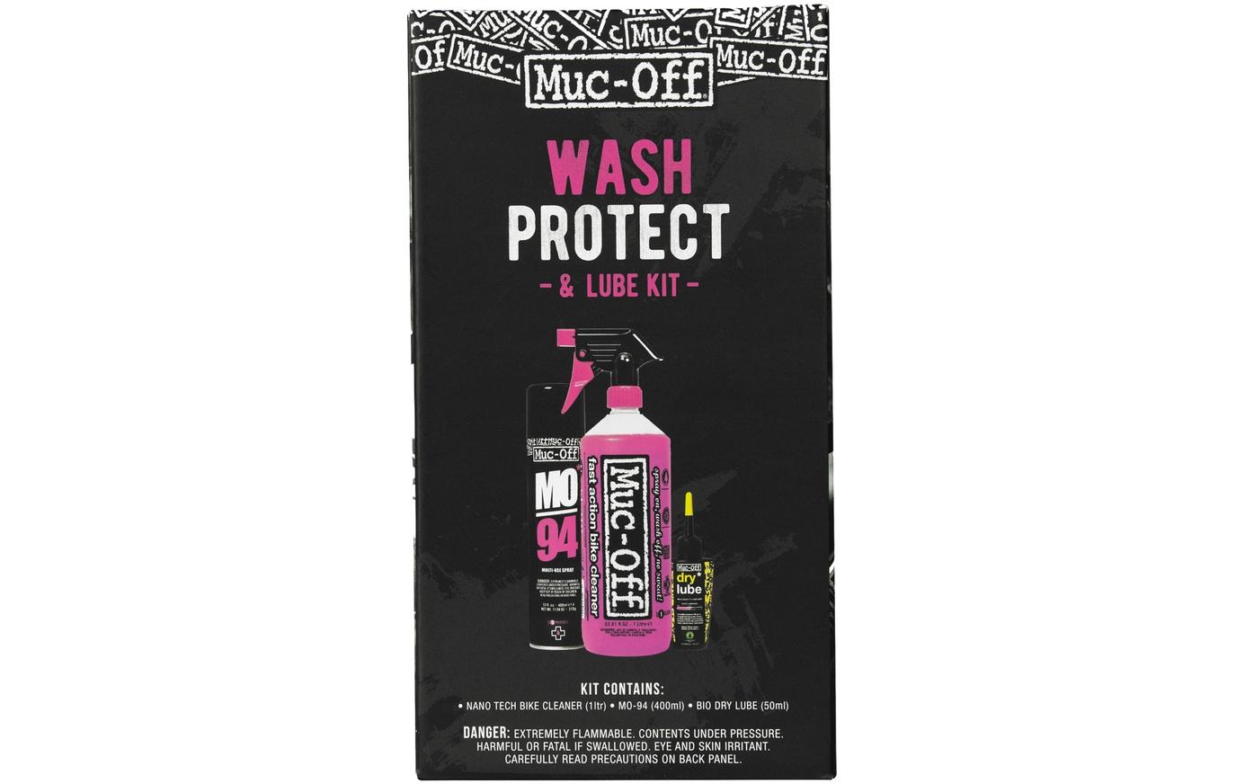 Muc-Off Pflegeset Wash, Protect and Dry Lube Kit