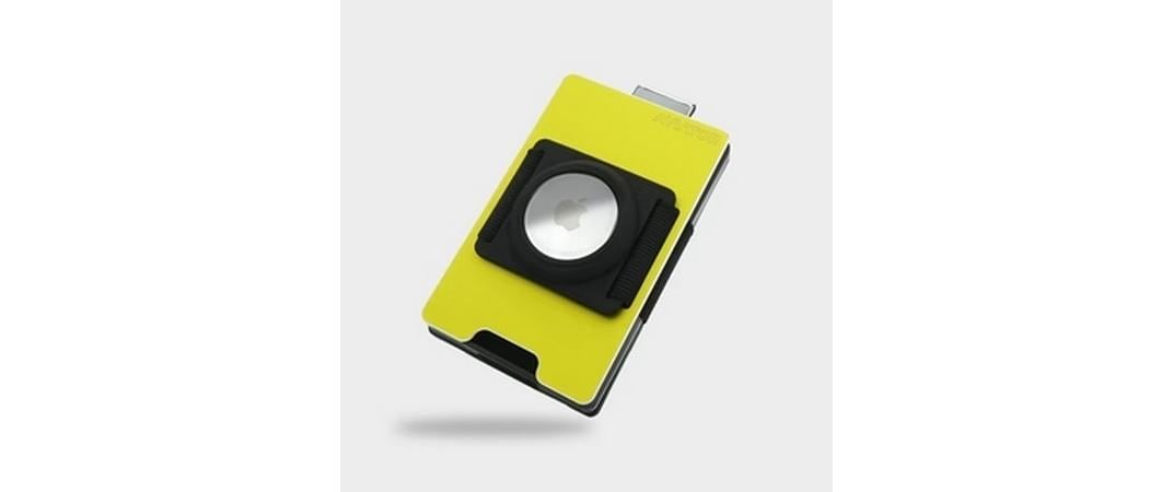 AVIATOR Wallet SLIDE AirTag electric lime