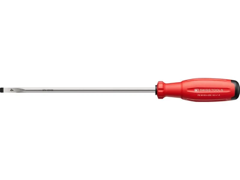 PB Swiss Tools Schlitz-Schraubenzieher SwissGrip Evo PB 38100.4-200 PB Swiss Tools Schlitz-Schraubenzieher SwissGrip Evo PB 38100.4-200