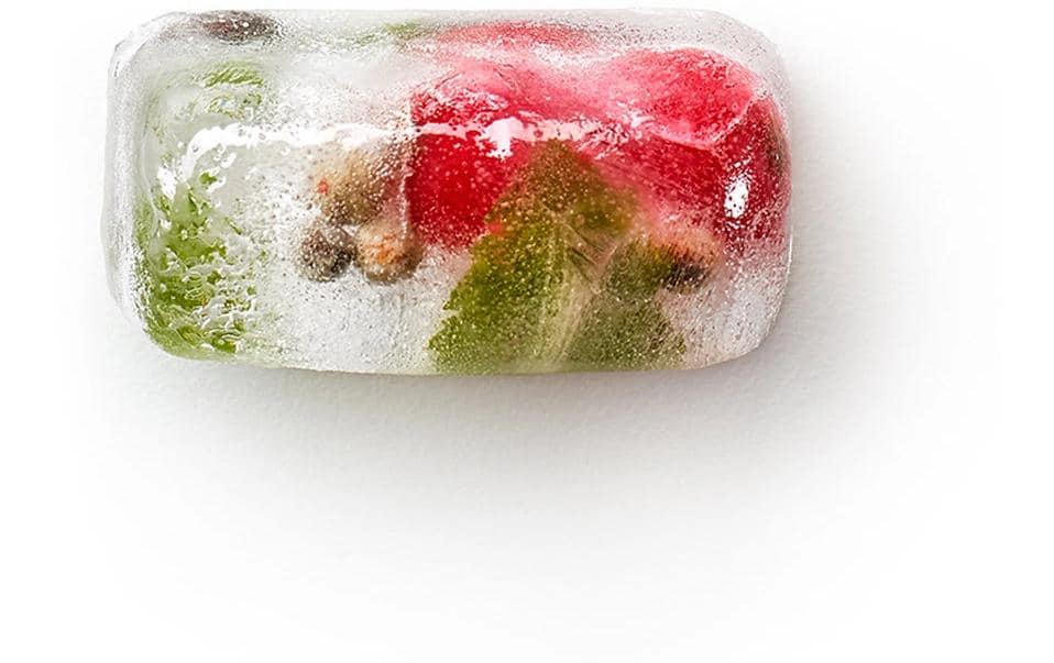 Lékué Eiswürfelform Rot