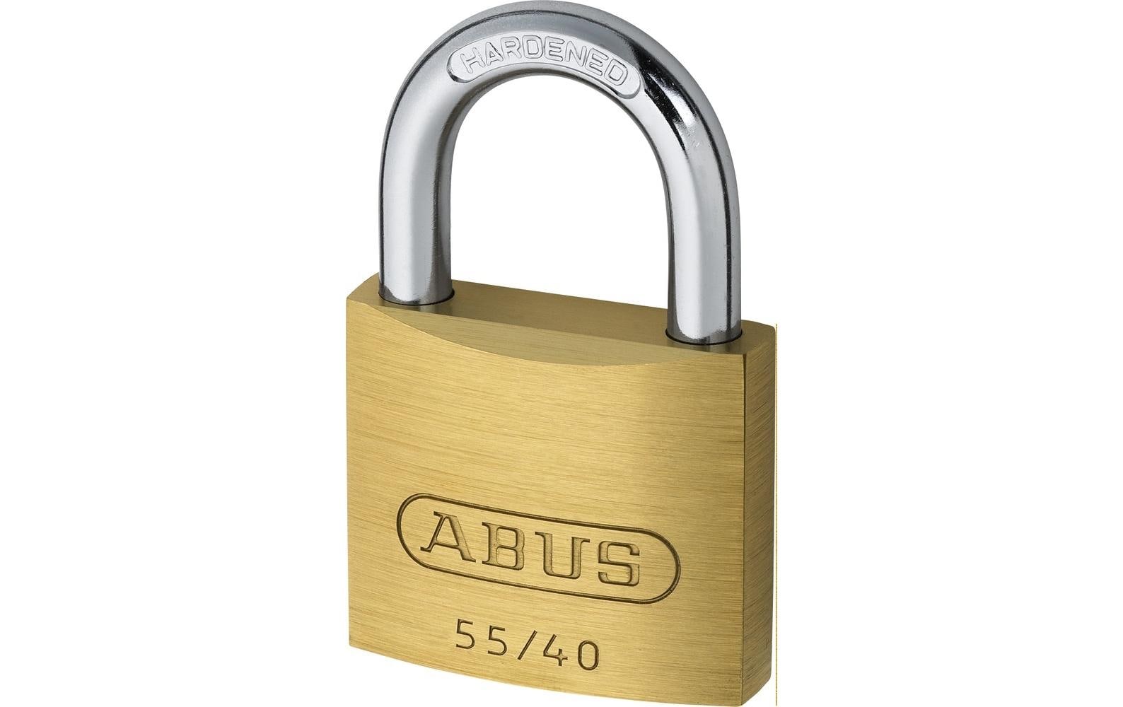 Abus Vorhängeschloss 55/40 Gold Messing