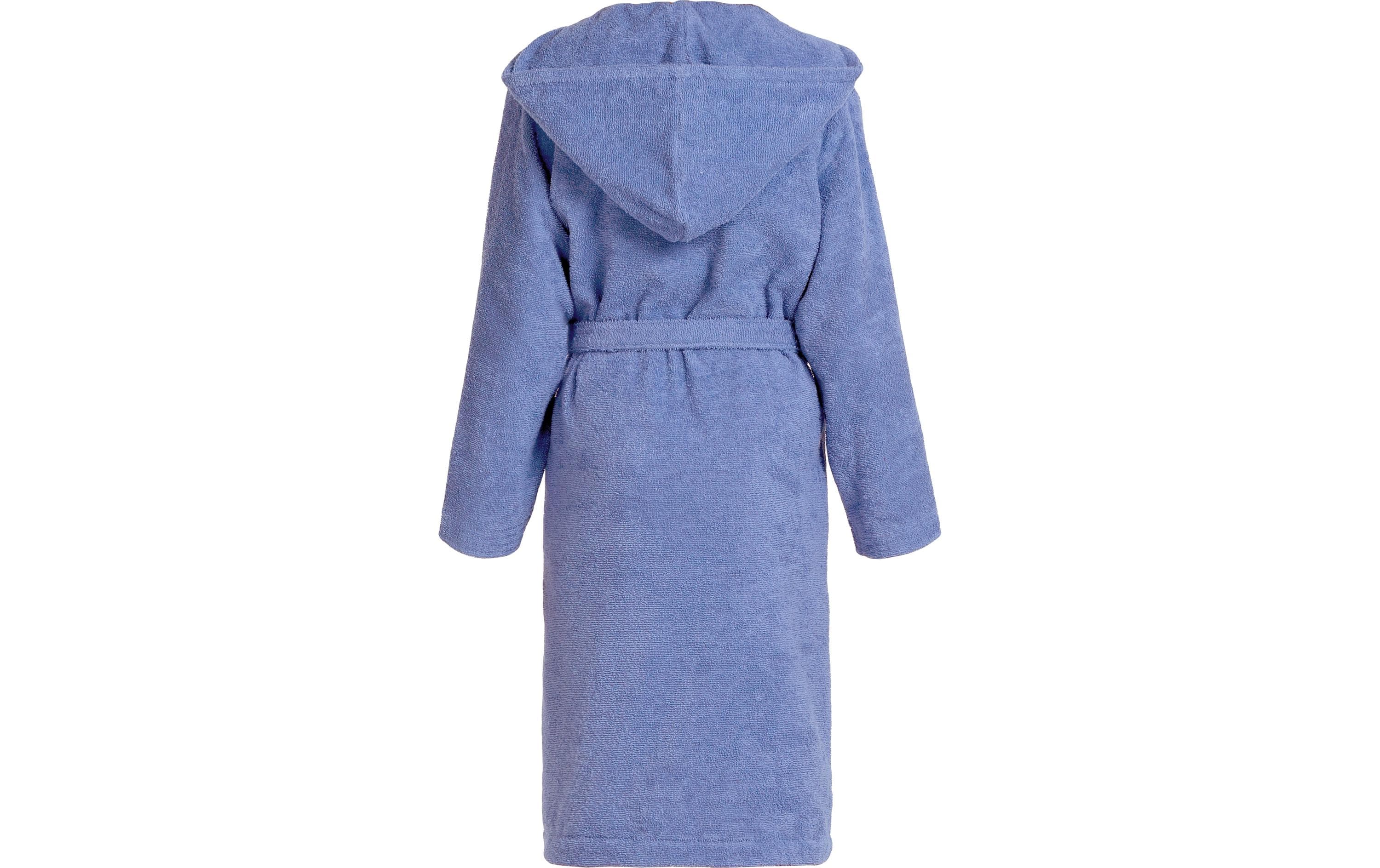 Möve Superwuschel Bademantel Grösse 140, Blau