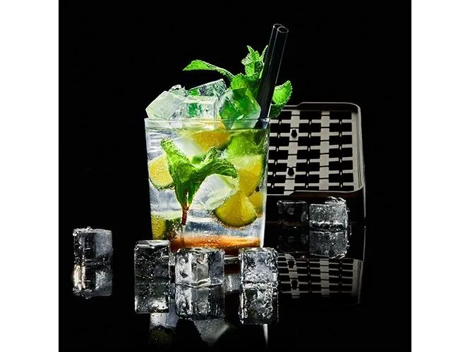 Lurch Eiswürfelform Würfel Schwarz / Transparent, 2 x 2 cm Lurch Eiswürfelform Würfel Schwarz / Transparent, 2 x 2 cm