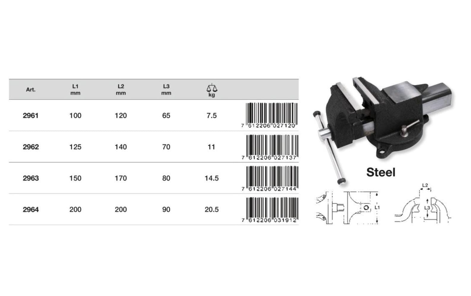 Kraftwerk Schraubstock 120 mm