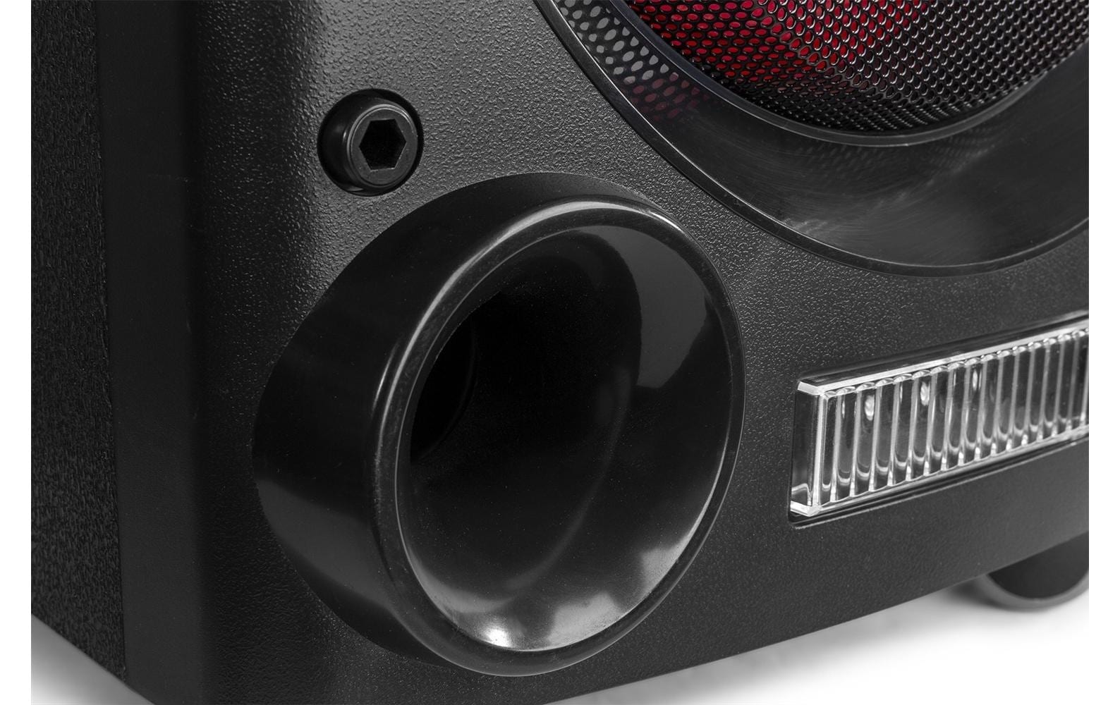 Fenton Lautsprecher LIVE2104 Karaoke Maschine Schwarz