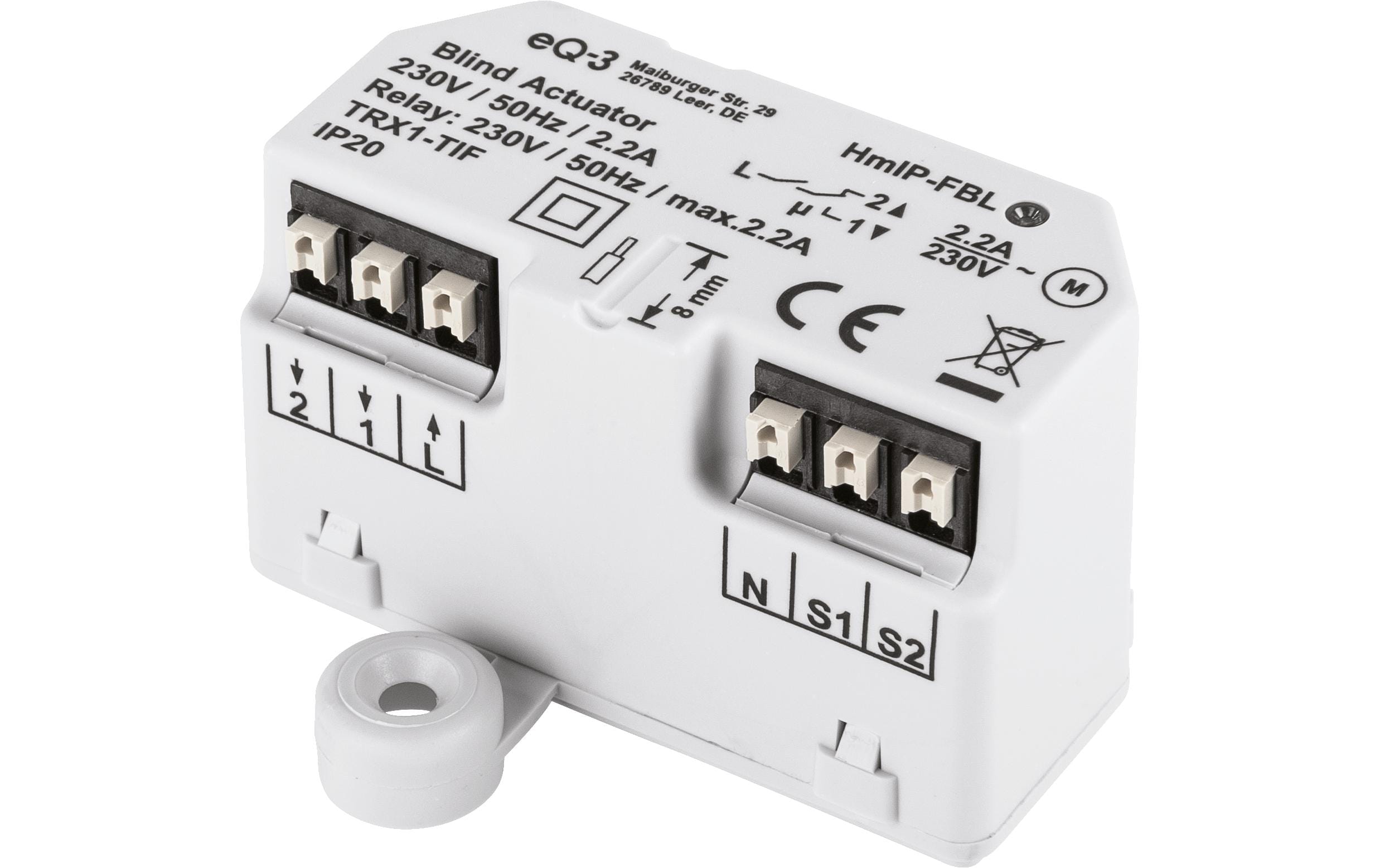 Homematic IP Smart Home Funk-Jalousieaktor Unterputz