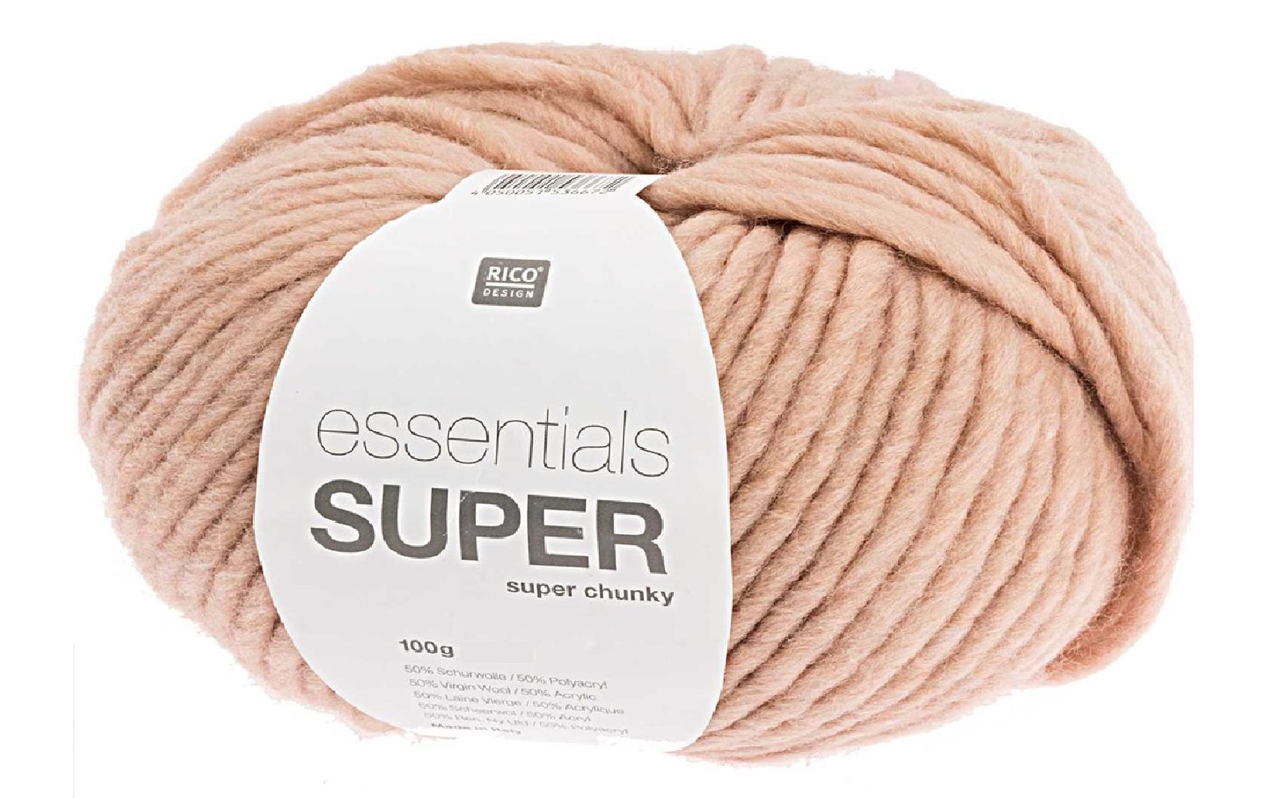 Rico Design Wolle Essentials Super Super Chunky 100 g, Sand