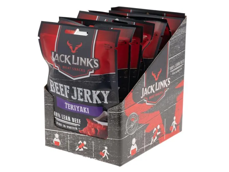 Jack Link's Fleischsnack Beef Jerky Teriyaki 300 g Jack Link's Fleischsnack Beef Jerky Teriyaki 300 g