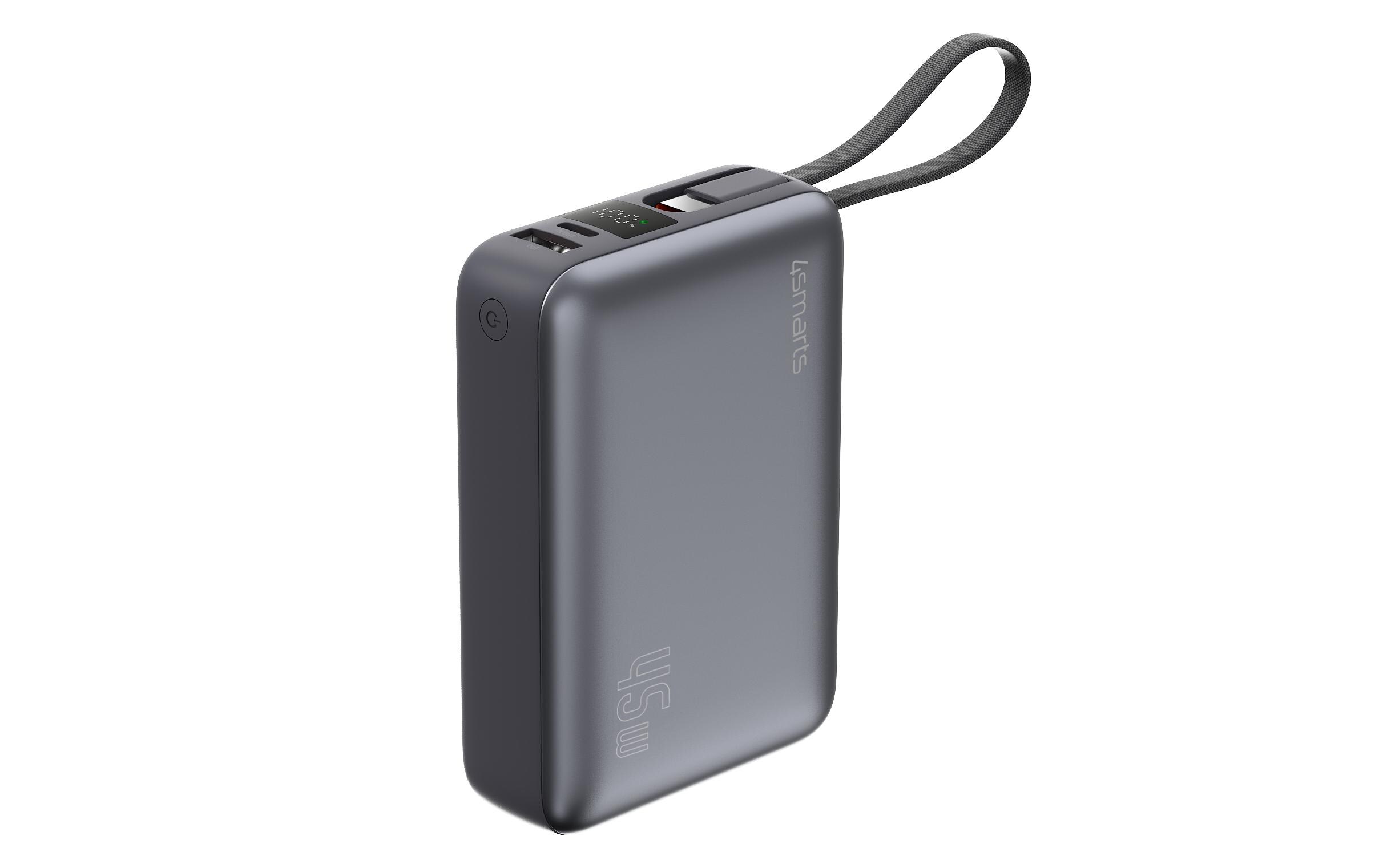 4smarts Powerbank Enterprise Compact 20000 mAh, spacegrau 20000 mAh 4smarts Powerbank Enterprise Compact 20000 mAh, spacegrau 20000 mAh