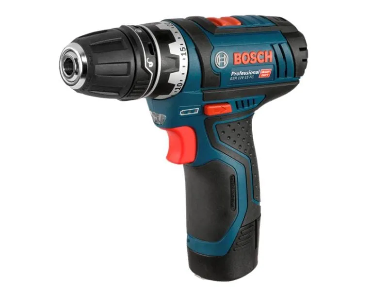 Bosch Professional Akku-Bohrschrauber GSR 12 V-15 FC Kit 2x 2.0 Ah + Aufsätze Bosch Professional Akku-Bohrschrauber GSR 12 V-15 FC Kit 2x 2.0 Ah + Aufsätze