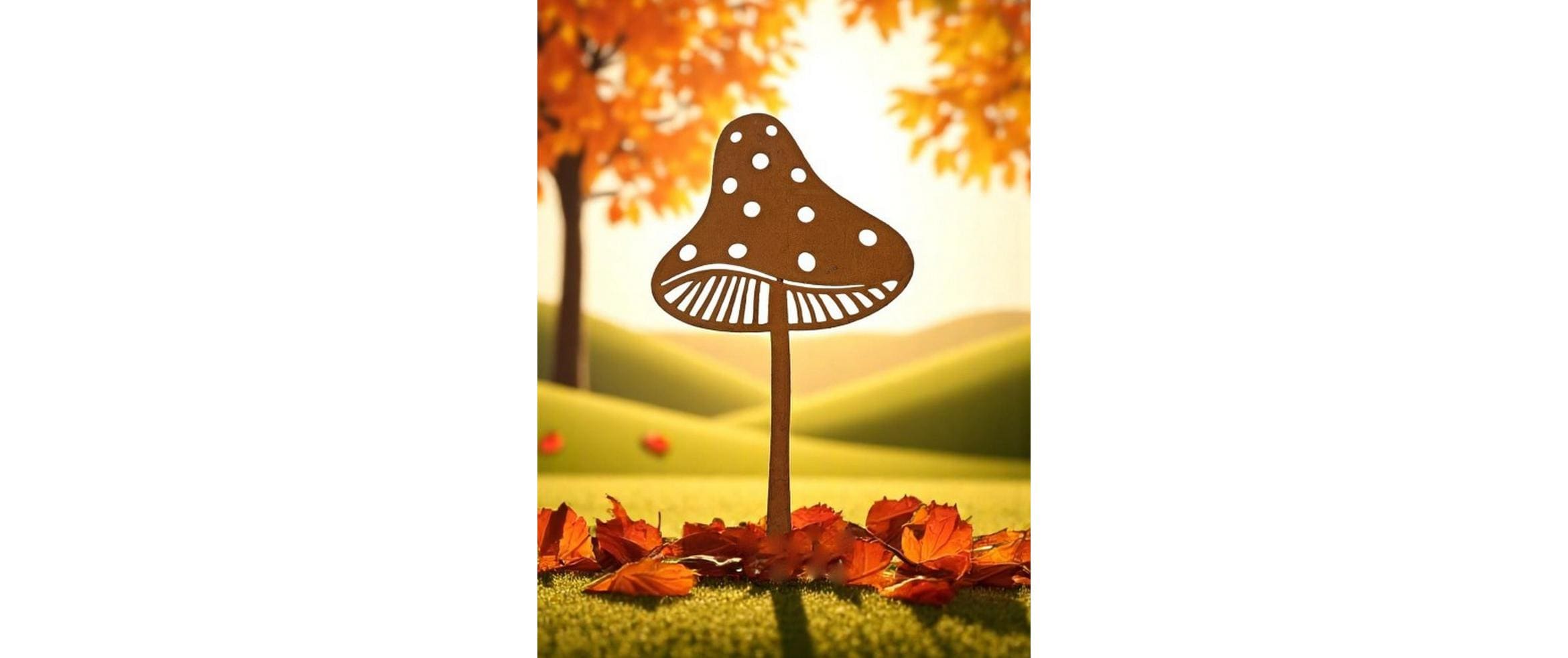 Dameco Gartenstecker Pilz 21 cm