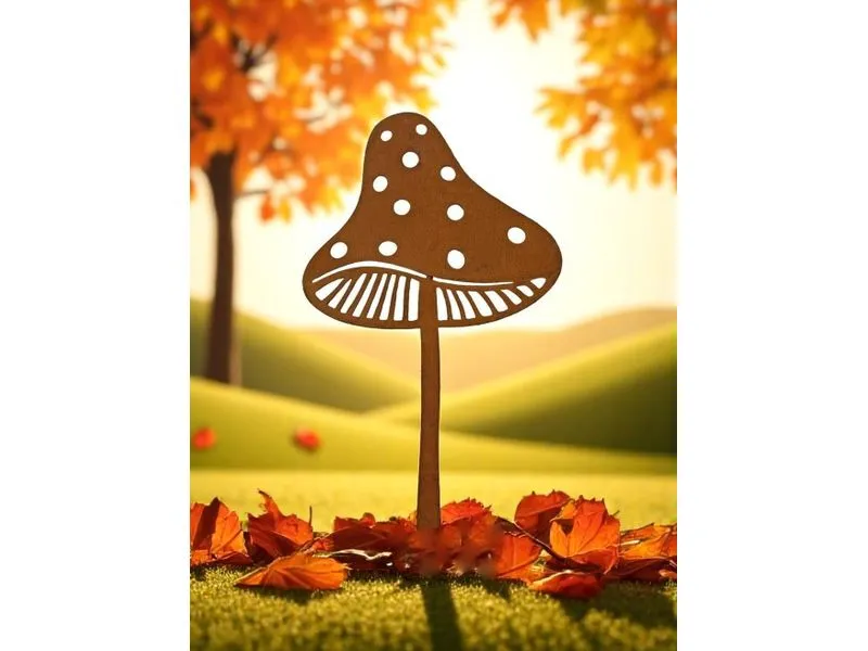 Dameco Gartenstecker Pilz 21 cm