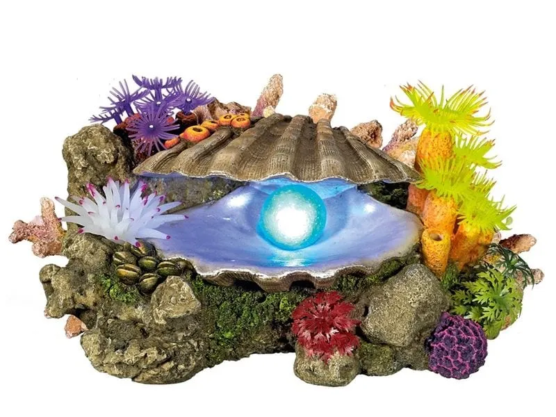 Nobby Aqua Ornaments Muschel mit Pflanzen LED Nobby Aqua Ornaments Muschel mit Pflanzen LED