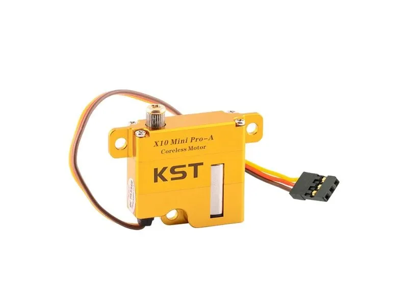 KST Flächenservo X10 Mini Pro-A V8.0 8 kg, 0.08 s, Digital HV KST Flächenservo X10 Mini Pro-A V8.0 8 kg, 0.08 s, Digital HV