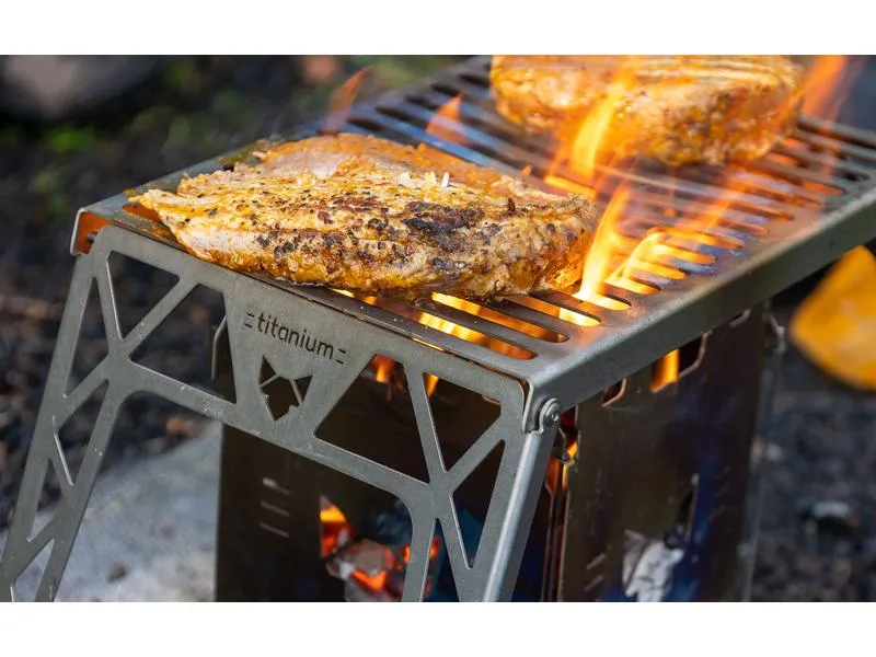 Fennek Grill Klapprost zu Hobo Premium, Titan Fennek Grill Klapprost zu Hobo Premium, Titan