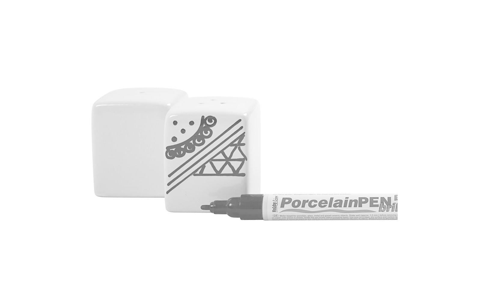 Creativ Company Salz- und Pfefferstreuer Weiss, 12 Stück