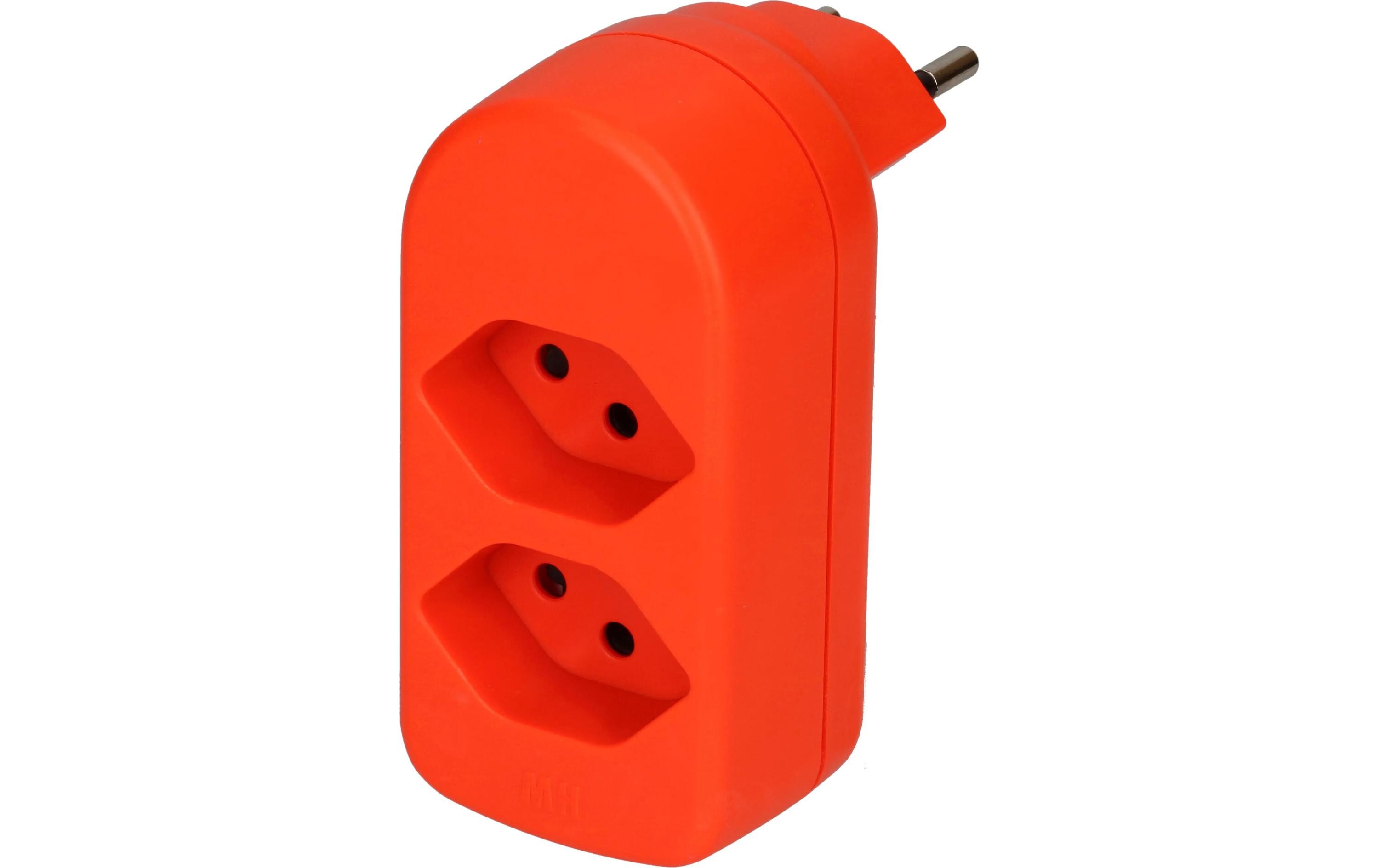 Max Hauri Abzweigstecker maxADAPTturn 2x Typ 13