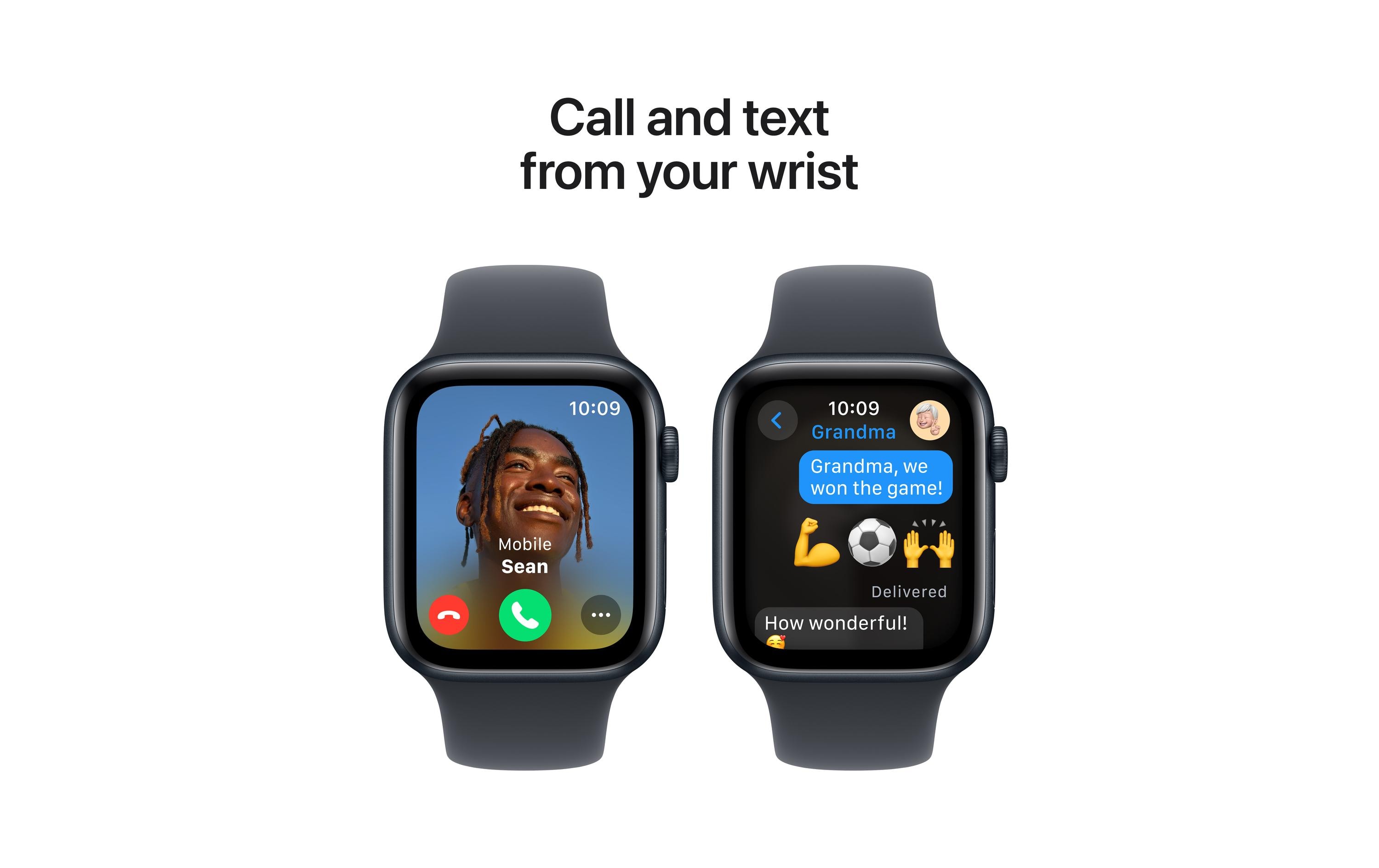 Apple Watch SE 2024 44 mm GPS Alu Sport Mitternacht M/L