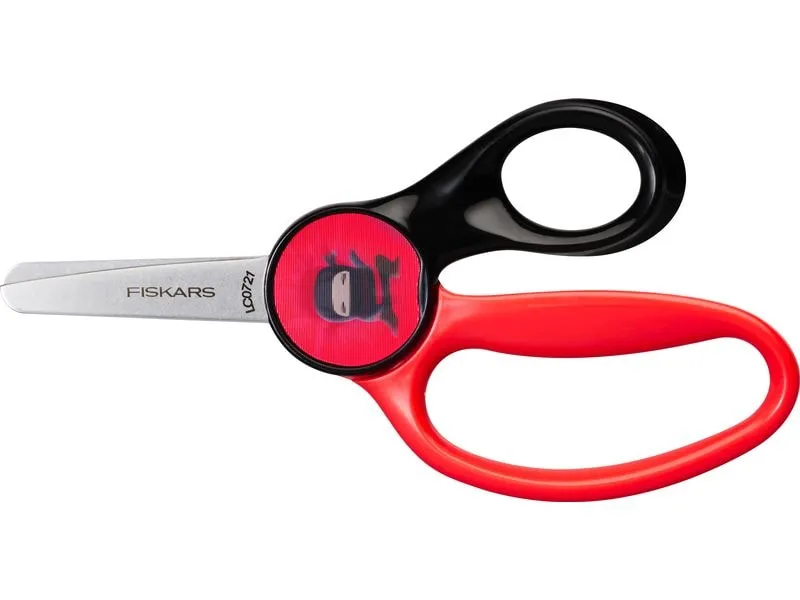 Fiskars Kinderschere Ninja 13 cm, Edelstahl, Rechtshänder Fiskars Kinderschere Ninja 13 cm, Edelstahl, Rechtshänder