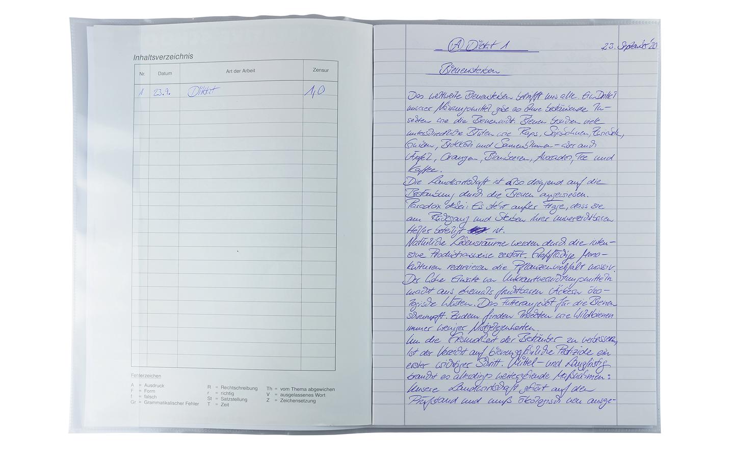 HERMA Einbandfolie Plus A4 Farblos