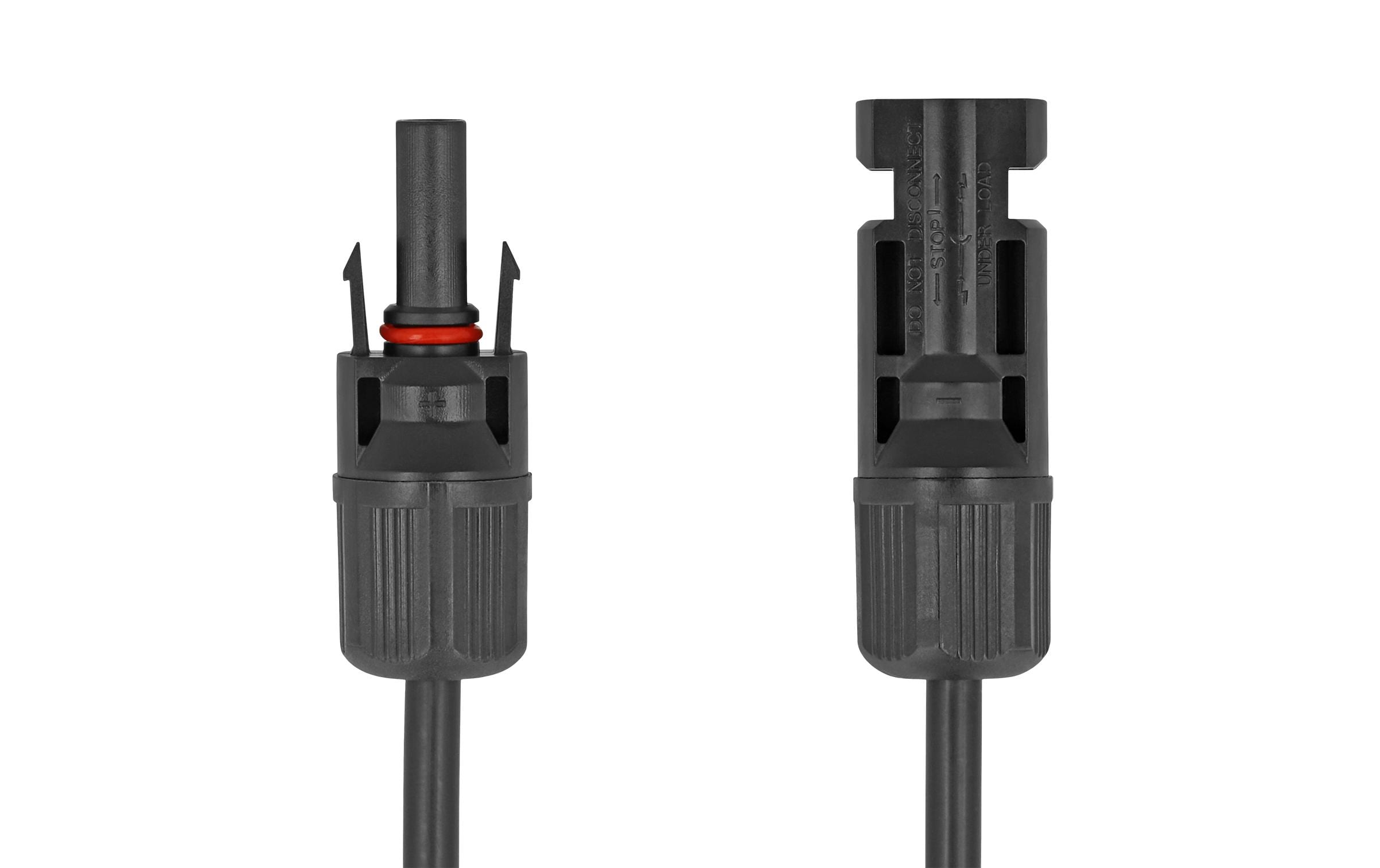 Delock Anschlusskabel DL4 Stecker zu Buchse 4 mm², 2 m