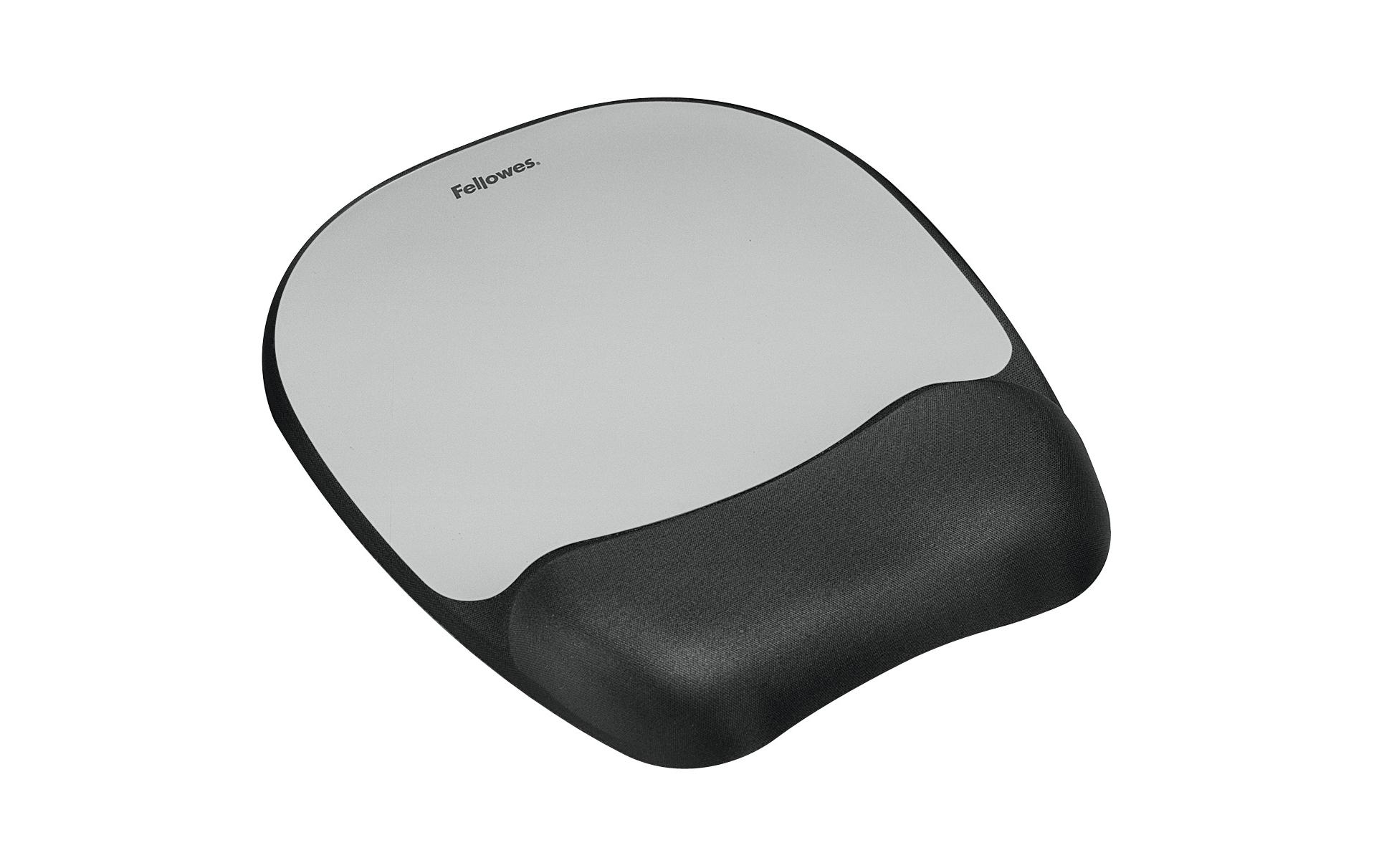 Fellowes Ergonomische Mausmatte Schwarz/Silber Fellowes Ergonomische Mausmatte Schwarz/Silber