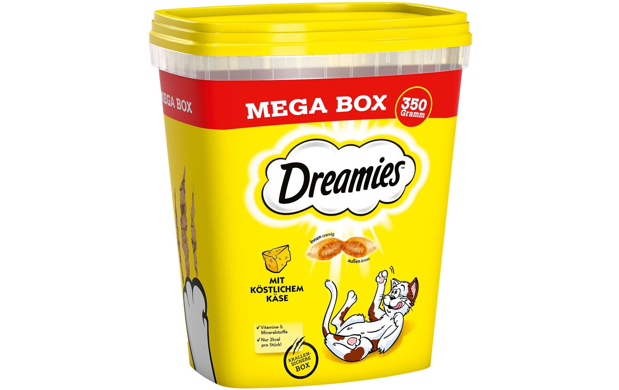 Dreamies Katzen-Snack Tub Käse 350 g Dreamies Katzen-Snack Tub Käse 350 g