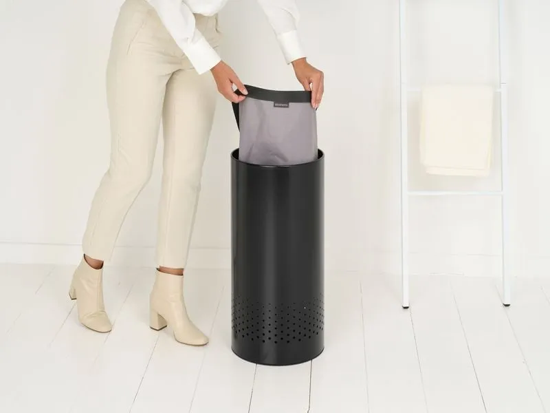 Brabantia Wäschesammler 35 l, Schwarz