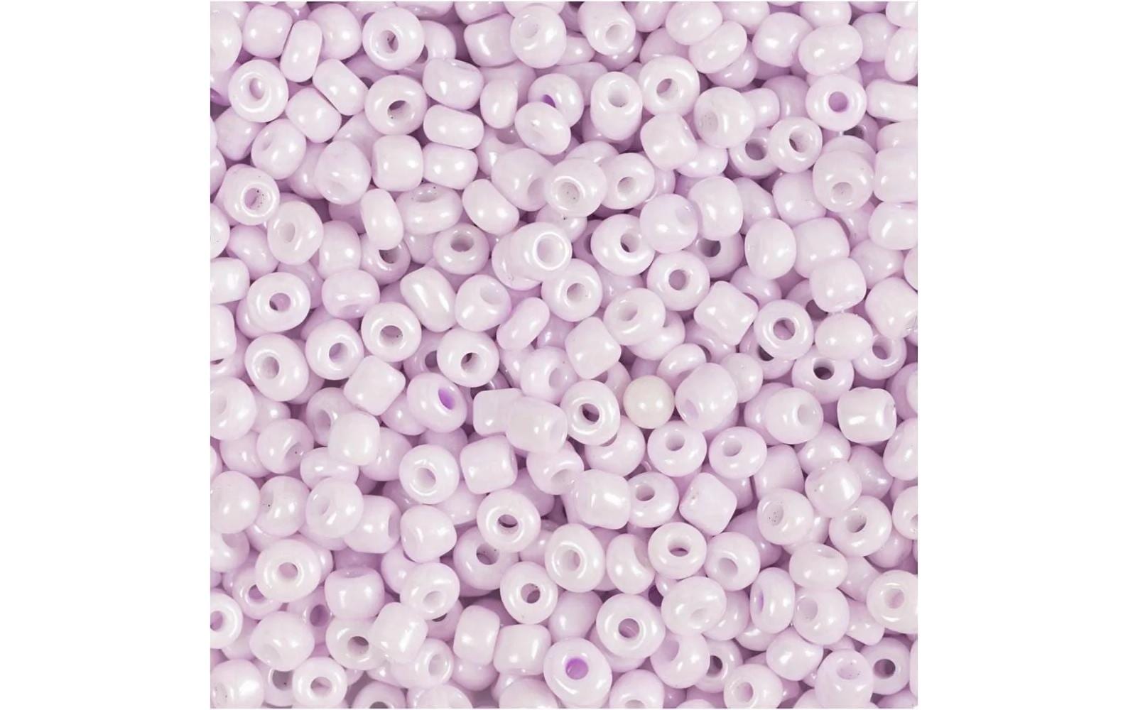 Creativ Company Rocailles-Perlen Glasperlen Rosa mattiert