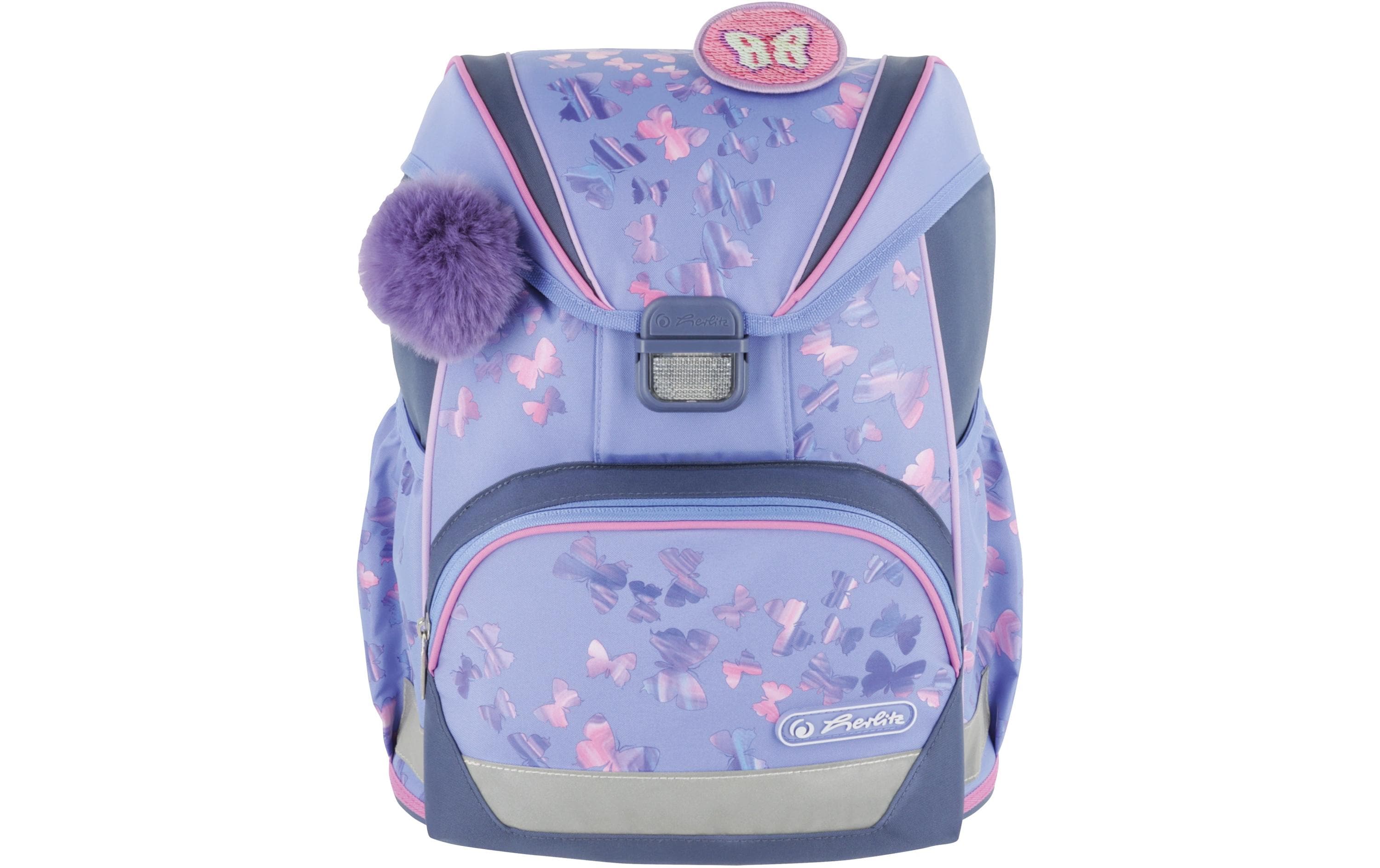 Herlitz Schulthek UltraLight Plus Butterfly 4-teiliges Set