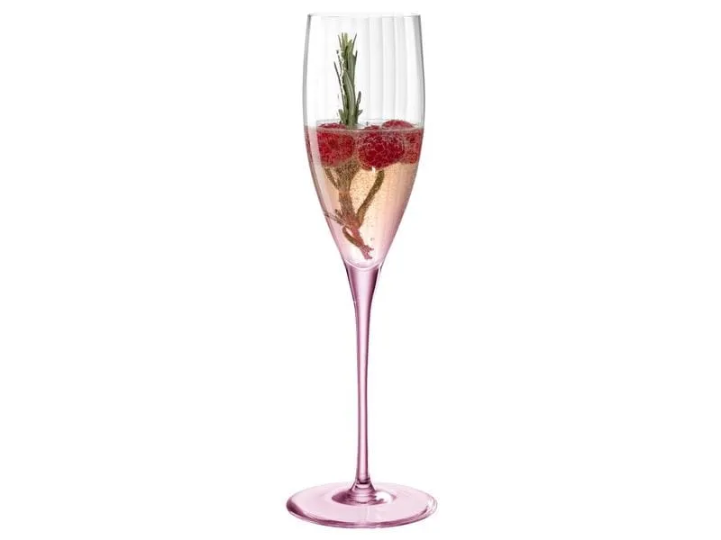 LEONARDO Sektglas Poesia 250 ml, 6 Stück, Rosa