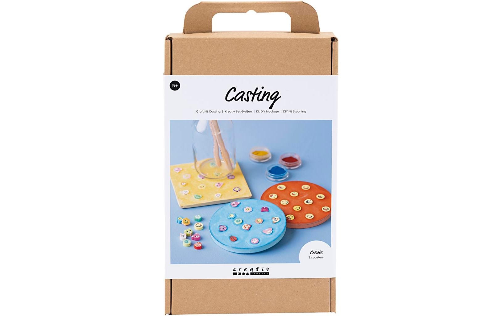 Creativ Company Bastelset Untersetzer Giessen Mehrfarbig Creativ Company Bastelset Untersetzer Giessen Mehrfarbig