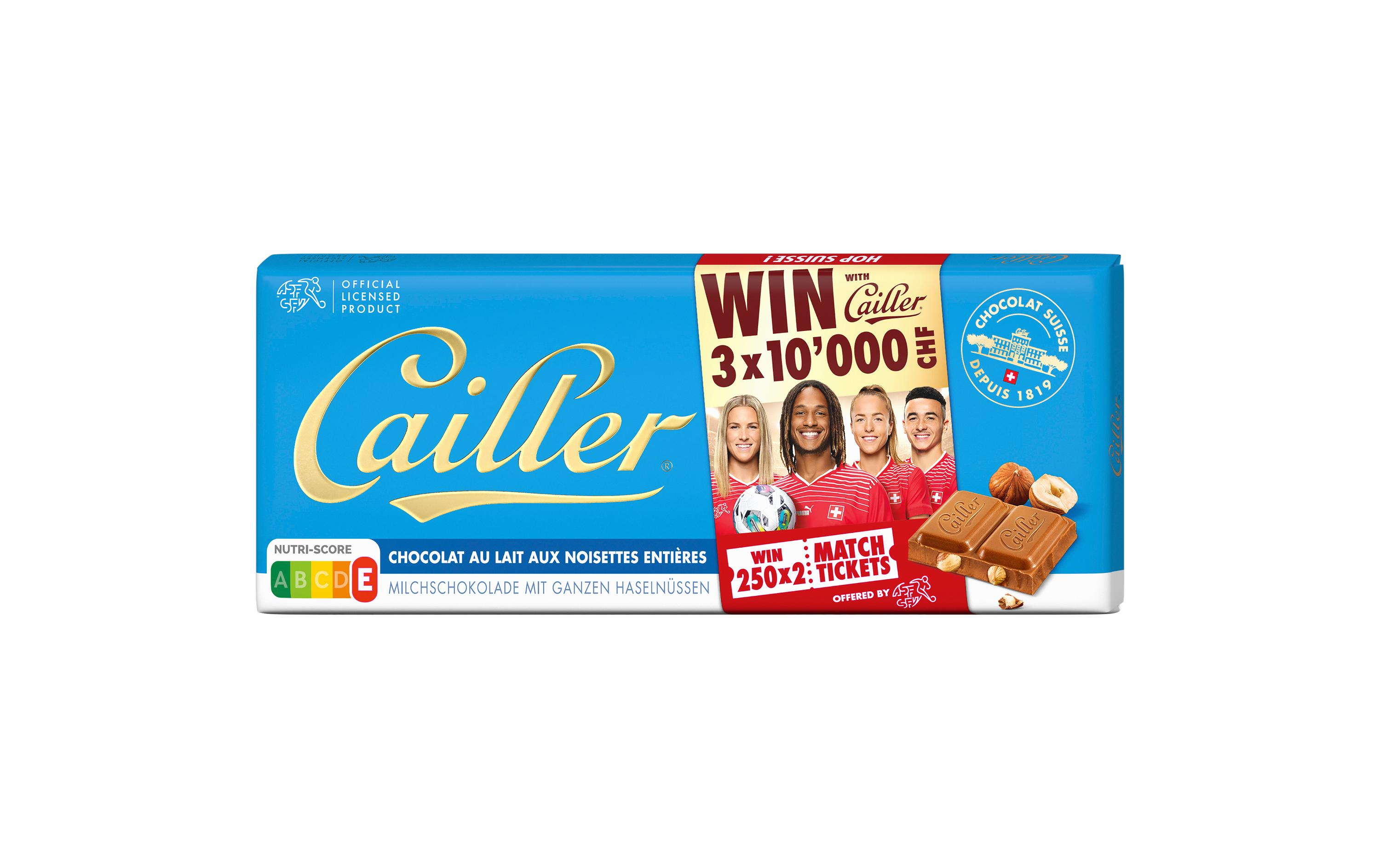 Cailler Tafelschokolade Milch Nuss 100 g Cailler Tafelschokolade Milch Nuss 100 g