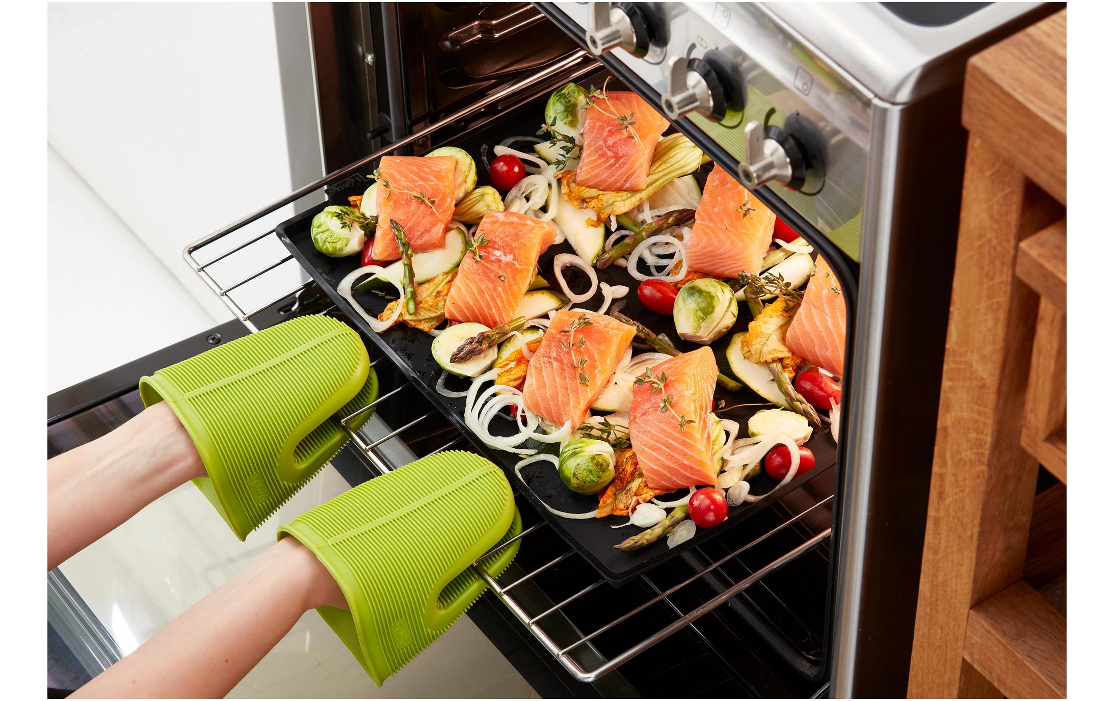 Lékué Backmatte Silikon, Schwarz, 40 x 30 cm