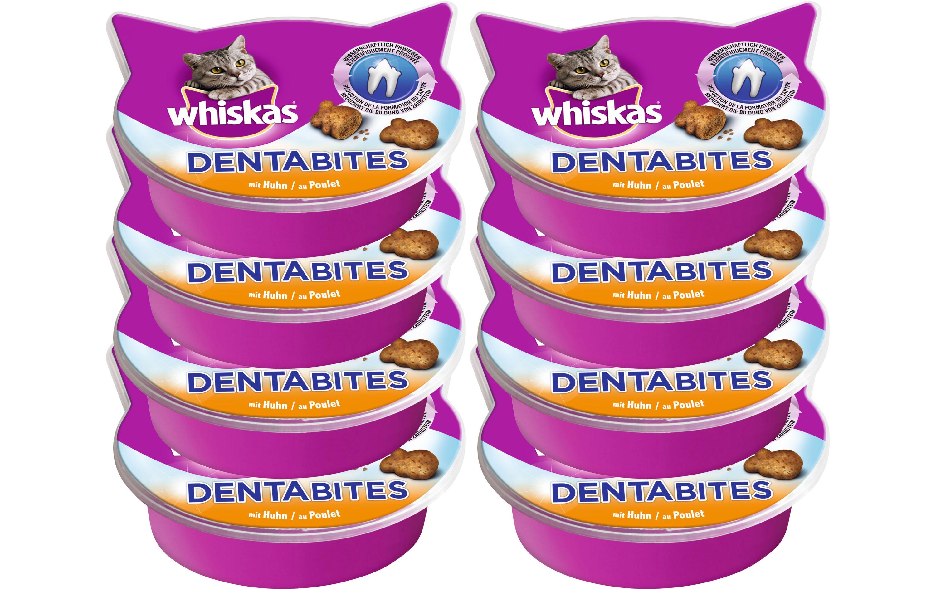 Whiskas Katzen-Snack Dentabites Multipack, 8 x 40g