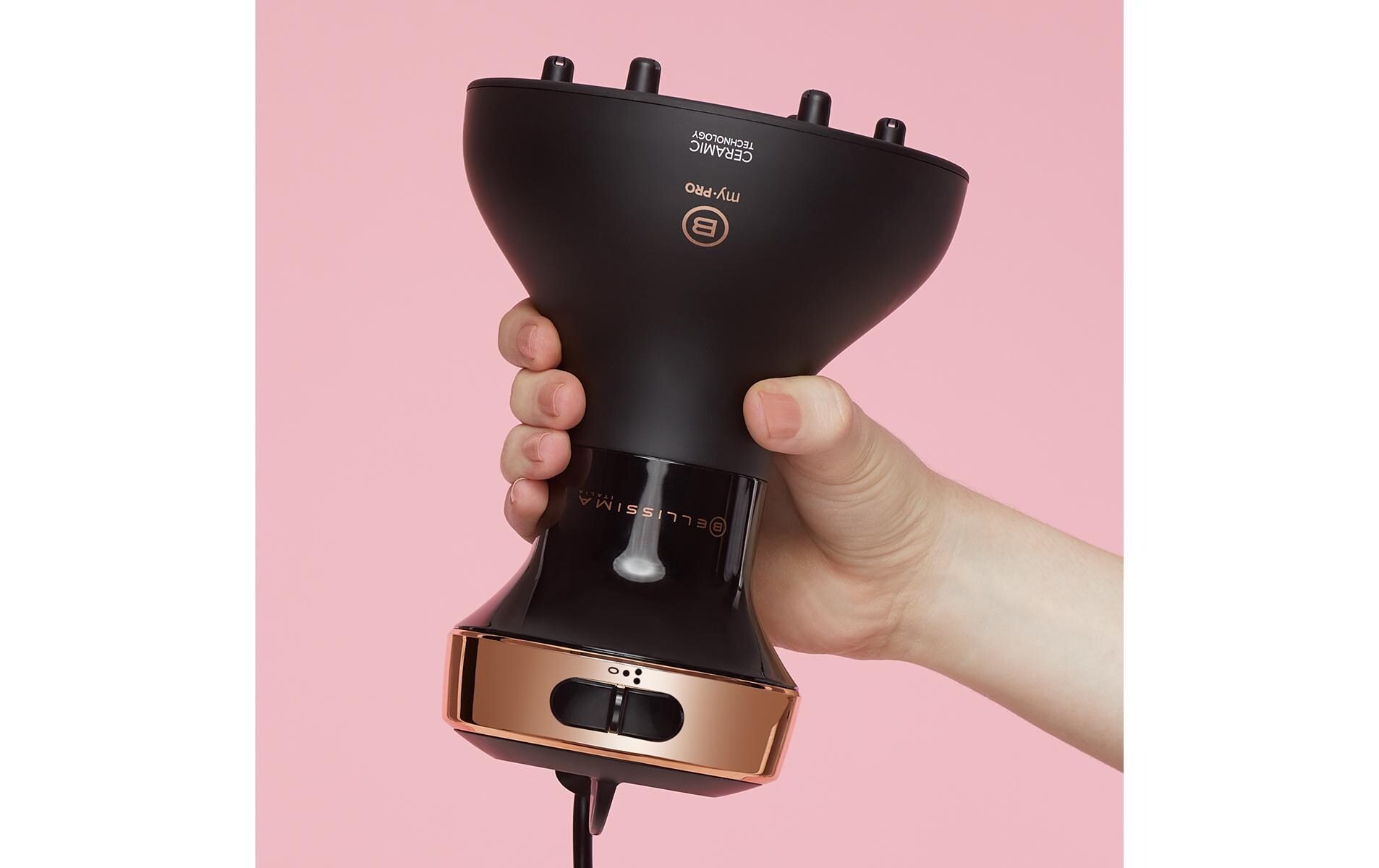 Bellissima Lockenwickler Diffon Pro Schwarz/Rosegold